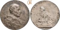 Vatikan: Versilberte Bronzemedaille 1900 Leo XIII, 1878-1903: VF-EF
