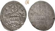 Württemberg: Einseitiger 1/2 Kreuzer 1742 Karl Friedrich, 1738-1744: aEF selten !!