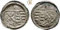 Sachsen: Hohlpfennig Leipzig o.J. Friedrich III, Johann und Georg, 1507-1525: VF