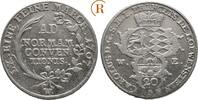 Löwenstein Wertheim Rochefort: 20 Kreuzer 1767 WE Karl Thomas, 1735-1789: VF+ gut ausgeprägt
