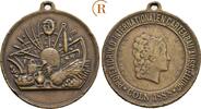 Preussen: Bronzemedaille Cöln Gartenbau Ausstellung 1888 Wilhelm I, 1861-1888: VF Randfehler