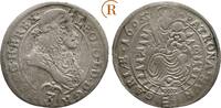 Habsburg: 3 Kreuzer Kremnitz 1695 KB Leopold I, 1657-1705: VF Prägeschwächen