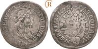 Habsburg: 6 Kreuzer Kremnitz 1671 KB Leopold I, 1657-1705: VF