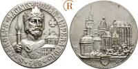 Aachen Stadt: Versilberte Bronzemedaille auf das Marienmünster o.J., 1914 ? EF