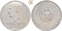 Weimarer Republik: 3 Reichsmark Lessing 1929 D VF