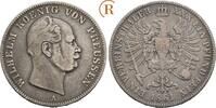 Preussen: Taler 1861 A Wilhelm I, 1861-1888: VF