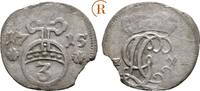 Braunschweig Calenberg Hannover: 3 Pfennig Zellerfeld unedierte Münze !! 1715 H-H Georg I. Ludwig, 1698-1727: VF Randfehler, Unikat !!