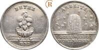 Gelegenheitsmedaille: Religion: Silbermedaille "BETHE UND ARBEITE " o.J. ( 18. Jhrh. ) VF
