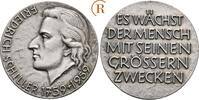 Personenmedaille: Silbermedaille auf Friedrich von Schiller 1959 UNC- mattiert