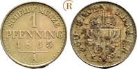 1 Pfennig als Probe 1865 A Preussen: Wilhelm I, 1861-1888: ss-vz