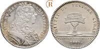 Silberjeton Parties Casulles 1739 Frankreich: Ludwig XV, 1715-1774: vz-stgl