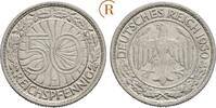 Weimarer Republik: 50 Reichspfennig 1930 J VF