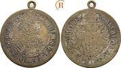 Habsburg: Taler Lauer Prägung des 19. Jhrh. 1695 Leopold I, 1657-1705: VF geprägter Henkel