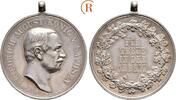 Silberne Verdienstmedaille Treue in der Arbeit o.J., gestiftet 1875 Sachsen: Albert, 1873-1902: fast Stempelglanz