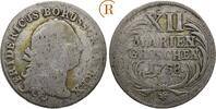 12 Mariengroschen Dresden 1758 Preussen: Friedrich II. der Große, 1740-1786: ss-s