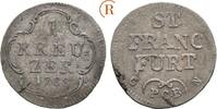 Frankfurt Stadt: 1 Kreuzer Mit ST 1788 GN / PCB VF selten !!