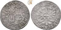 1/2 Batzen zu 2 Kreuzer 1576 Friedberg Reichsburg: Johann Oyger Brendel zu Homburg, 1570-1577: ss