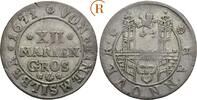 Hannover Stadt: 12 Mariengroschen 1671 VF