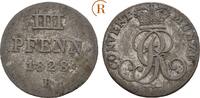 Braunschweig Calenberg Hannover: 4 Pfennig 1828 B Georg IV, 1820-1830: VF