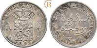 Niederländisch Ostindien: 1/10 Gulden 1893 Wilhelmina, 1890-1948: EF