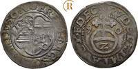 1/2 Batzen 1590 Solms Lich: Ernst I, Eberhard und Hermann, 1588-1590: ss-vz alte Patina