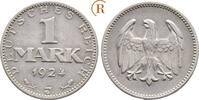 Weimarer Republik: 1 Mark 1924 J VF
