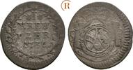 Baden Durlach: 1 Kreuzer 1736 Karl Wilhelm, 1709-1738: VF