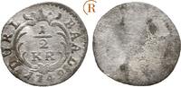 Einseitiger 1/2 Kreuzer 1749 Baden Durlach: Karl Friedrich, 1738-1811: ss