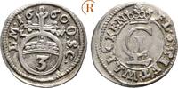 3 Pfennig Clausthal für das Stift Walkenried 1660 LW Braunschweig Lüneburg Celle: Christian Ludwig, 1648-1665: f.vz / ss+