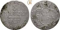 3 Kreuzer 1820 S Sachsen Coburg Saalfeld: Ernst, 1806-1826: ss