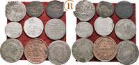 Altdeutschland: Lot 9 Münzen, Colmar, Baden, Bayern, Weimar ..  EF
