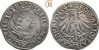 Preussen: Groschen Krossen 1544 Johann von Küstrin, 1535-1571: VF+