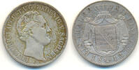 Sachsen: Friedrich August II., 1836-54: Taler 1843 G VF