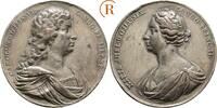 Hessen Kassel: Zinnmedaille auf Seine Vermählung Karl, 1670-1730: -