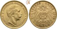 Kaiserreich: Preussen: 20 Mark GOLD 1909 A Wilhelm II, 1888-1918: VF-EF leichter Kratzer