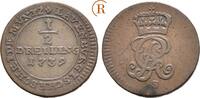 Lauenburg: 1/2 Dreiling 1739 S George II, 1727-1760: VF