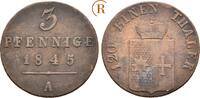 Waldeck Grafschaft: 3 Pfennig Georg Heinrich, 1813-1845: -