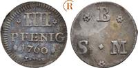 Braunschweig Wolfenbüttel: 4 Pfennig Karl I, 1735-1780: -