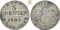 Sachsen Coburg Saalfeld: 3 Kreuzer Ernst, 1806-1826: -