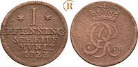 Braunschweig Calenberg Hannover: 1 Pfennig George II, 1727-1760: -