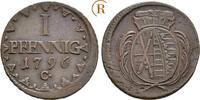 Sachsen: 1 Pfennig Friedrich August III, 1763-1806: -