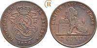Belgien: 2 Cents Leopold II, 1865-1909: -