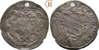 Bayern: Kipper 30 Kreuzer München Maximilian I, 1598-1623: -