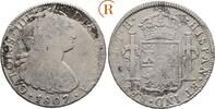 8 Reales Mexiko Stadt 1807 TH Mexiko: Carlos IV, 1788-1808: ss Fundstück