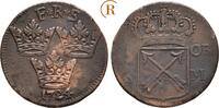 Schweden: 1 Öre Friedrich I, 1720-1751: -