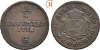 1/4 Kreuzer Günzburg 1772 G Habsburg: Maria Theresia, 1740-1780: ss