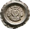 Augsburg Bistum: Brakteat Hartmann von Dillingen, 1250-1286: UNC- feine Patina, gute Erhaltung !!