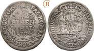 Sachsen: 1/12 Taler 1704 EPH Friedrich August I, 1694-1733: VF-