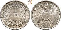 Kaiserreich Kleinmünzen 1 Mark 1914 D BU