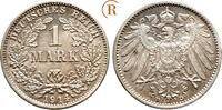 Kaiserreich Kleinmünzen 1 Mark 1914 D BU